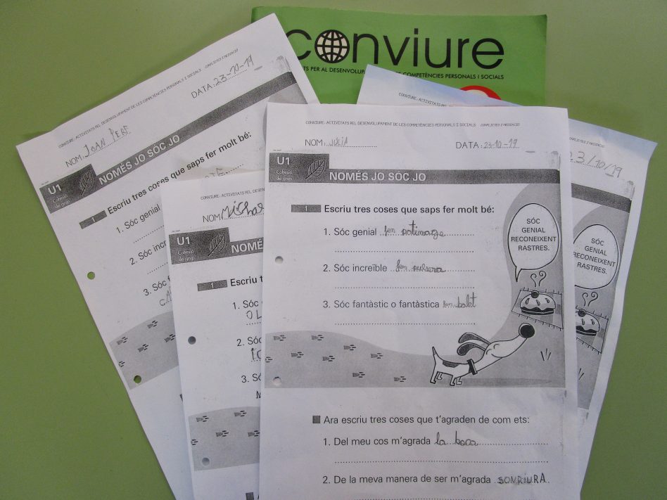 Conviure:”Només jo sóc jo”.. Cicle Inicial 2n